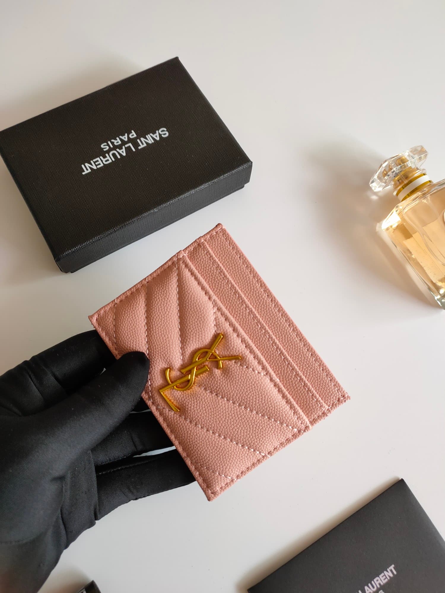 Saint Laurent Gold Wallet 423291