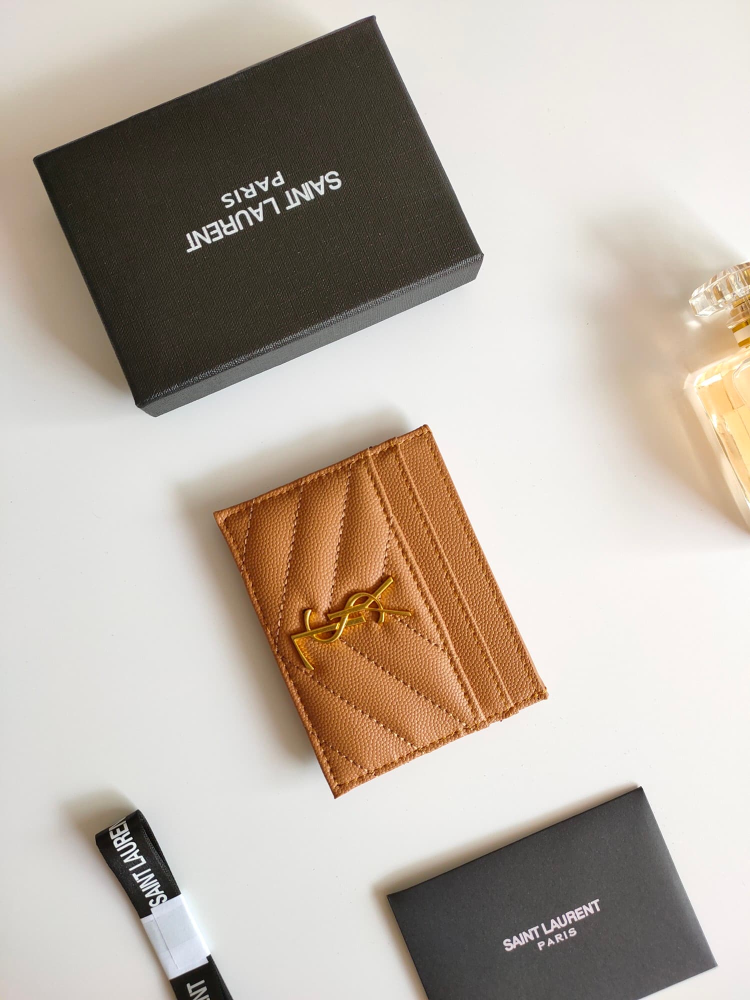 Saint Laurent Gold Wallet 423291
