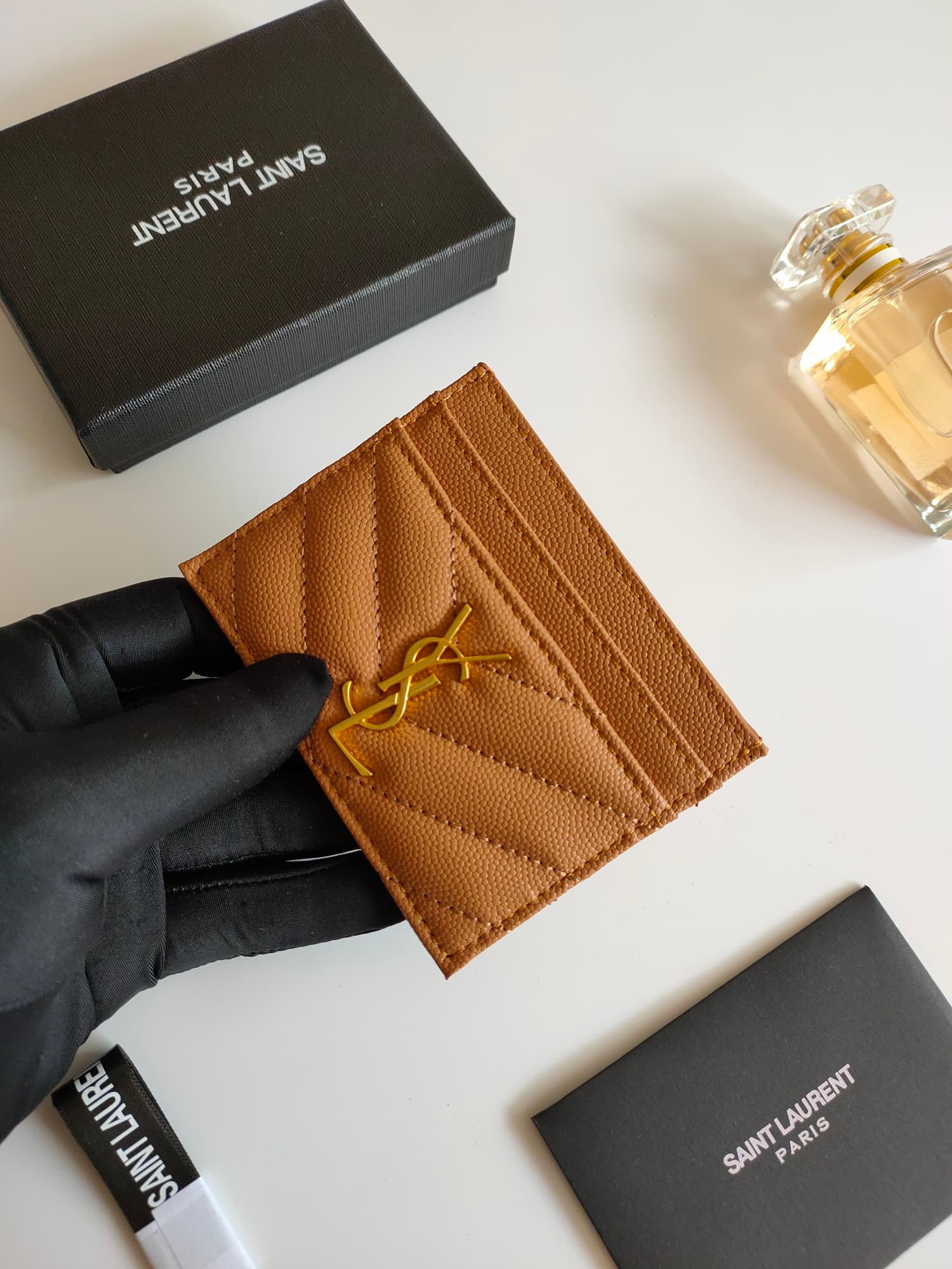 Saint Laurent Gold Wallet 423291