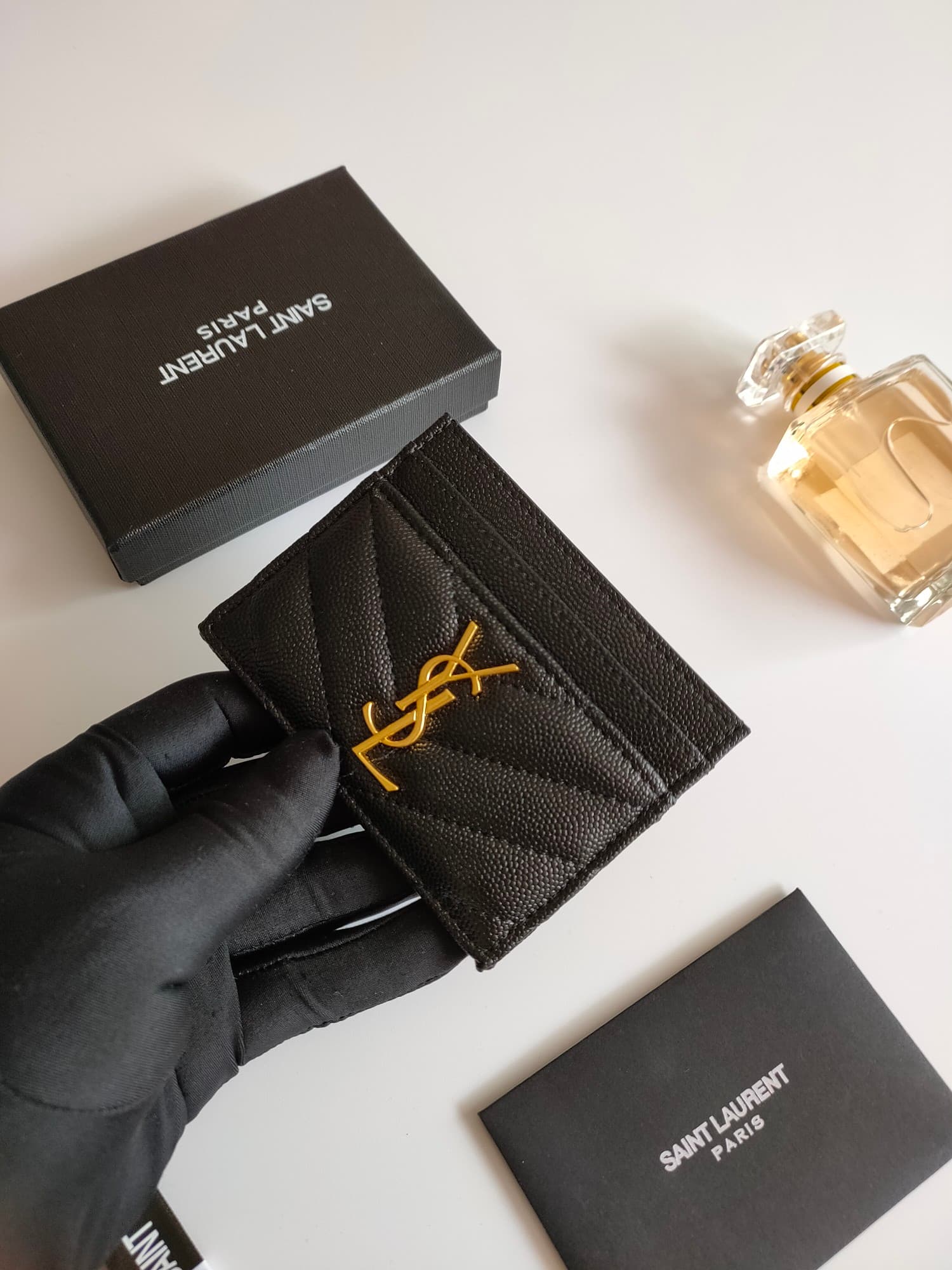 Saint Laurent Gold Wallet 423291