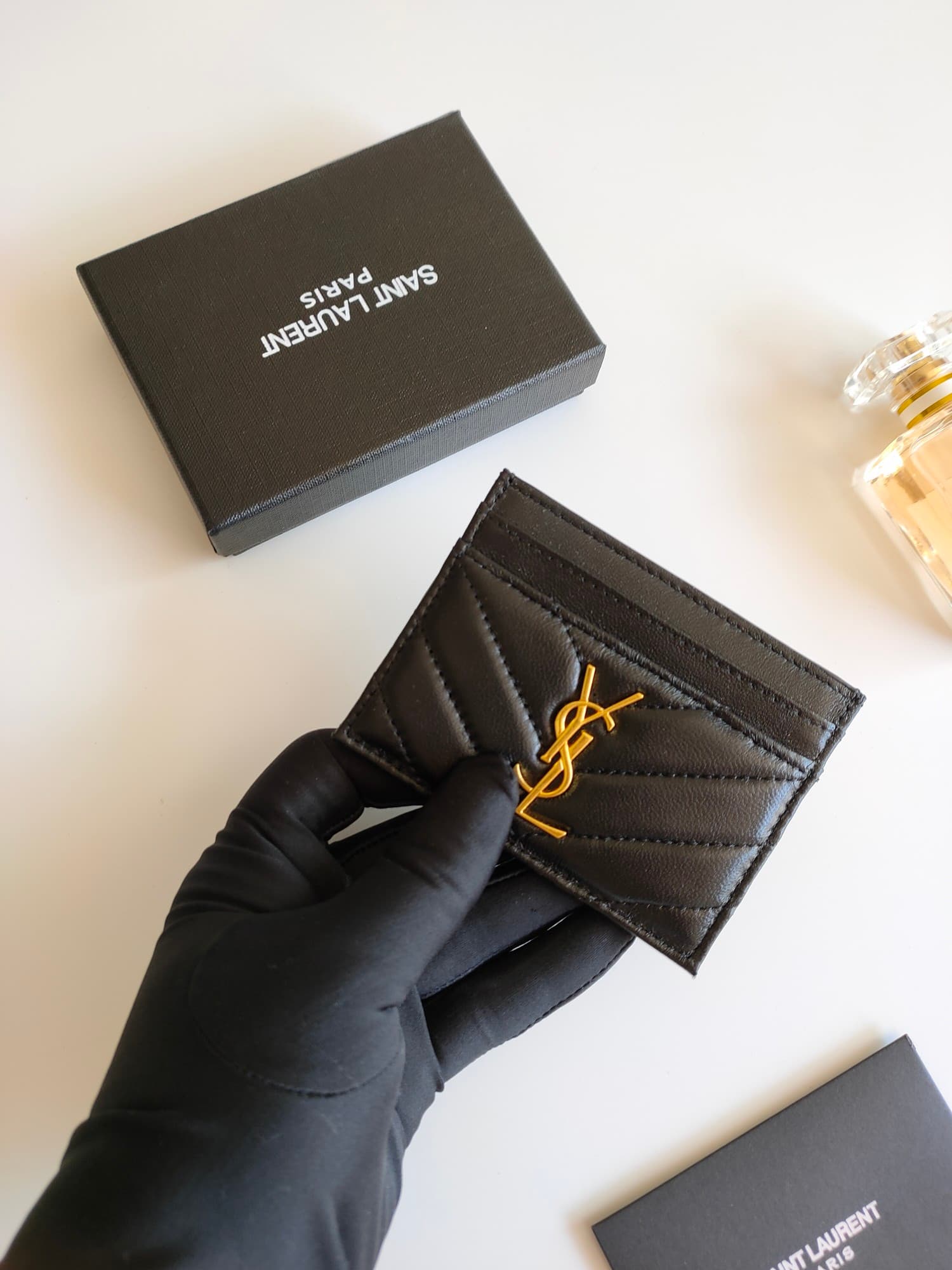 Saint Laurent Gold Wallet 423291