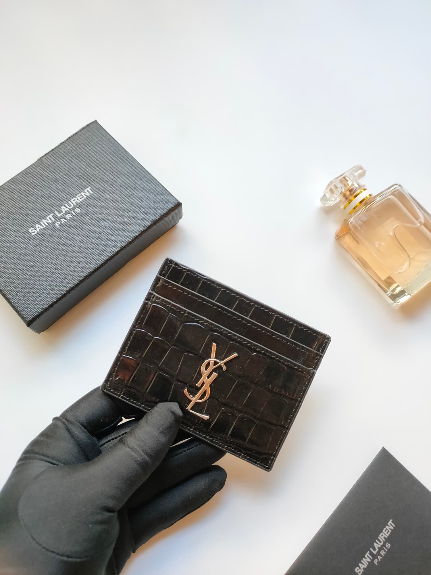 Saint Laurent Gold Wallet 423291