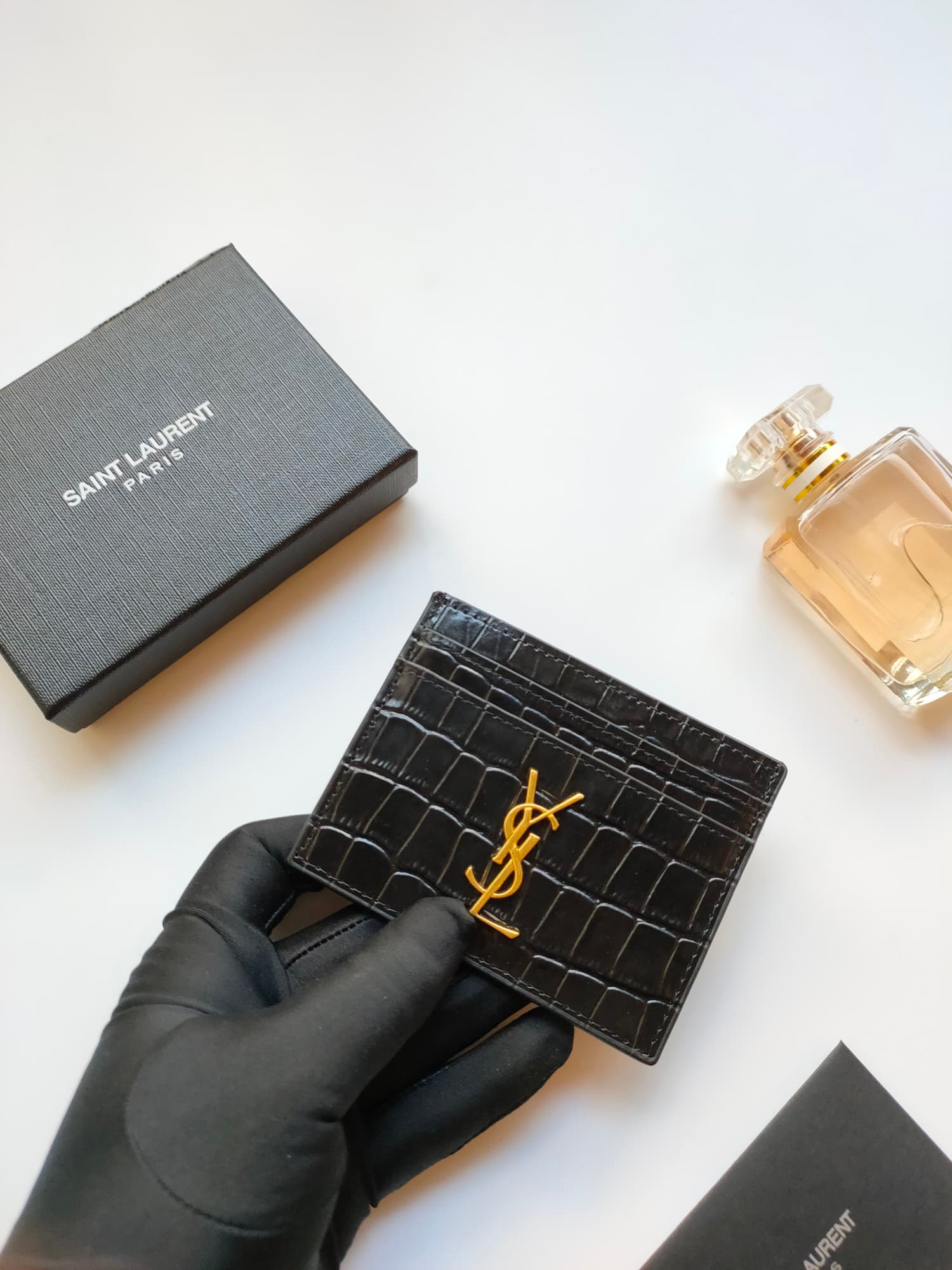 Saint Laurent Gold Wallet 423291
