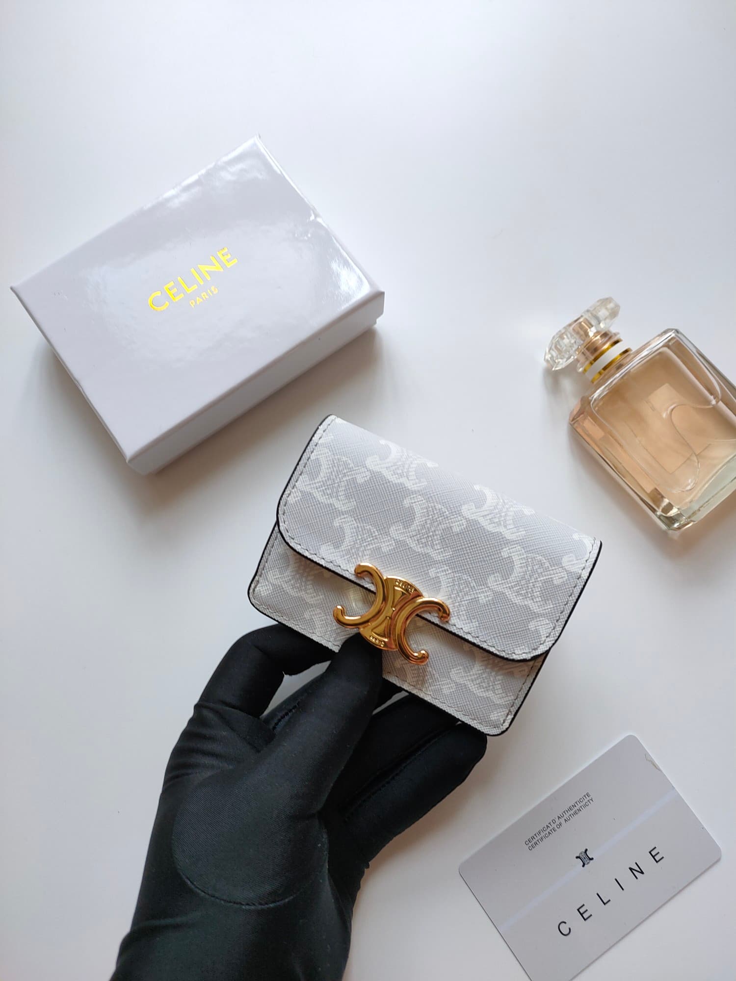 Celine Gold Wallet 101582