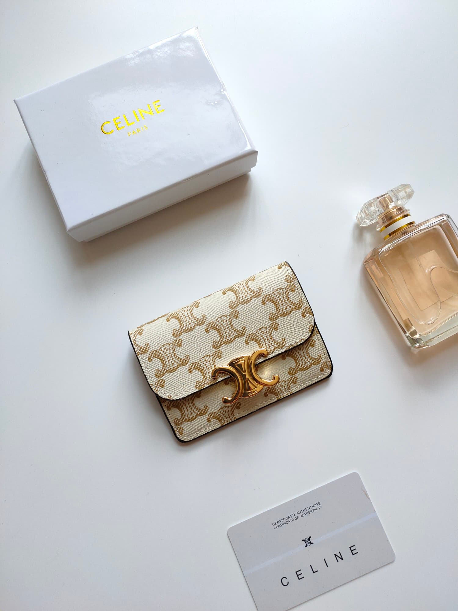 Celine Gold Wallet 101582