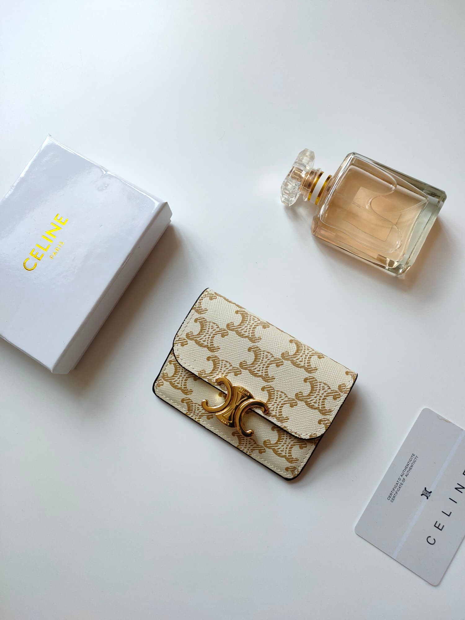 Celine Gold Wallet 101582
