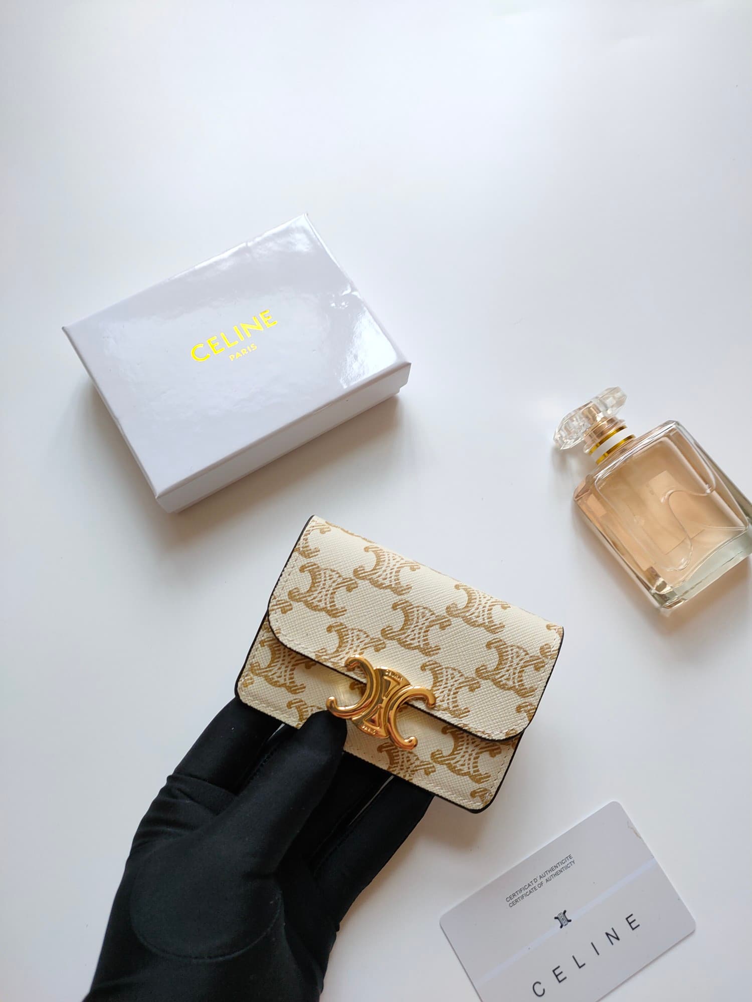 Celine Gold Wallet 101582