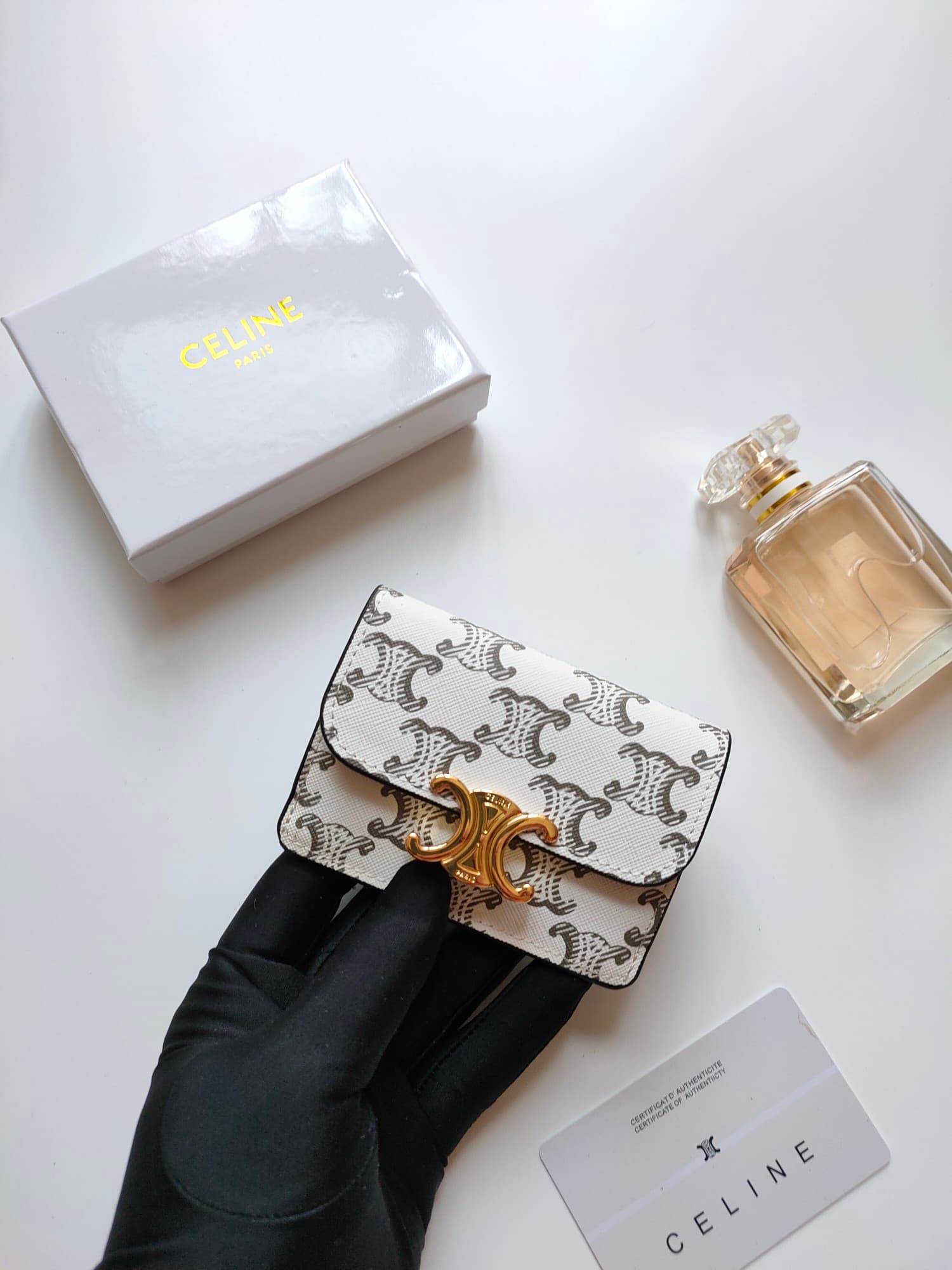Celine Gold Wallet 101582