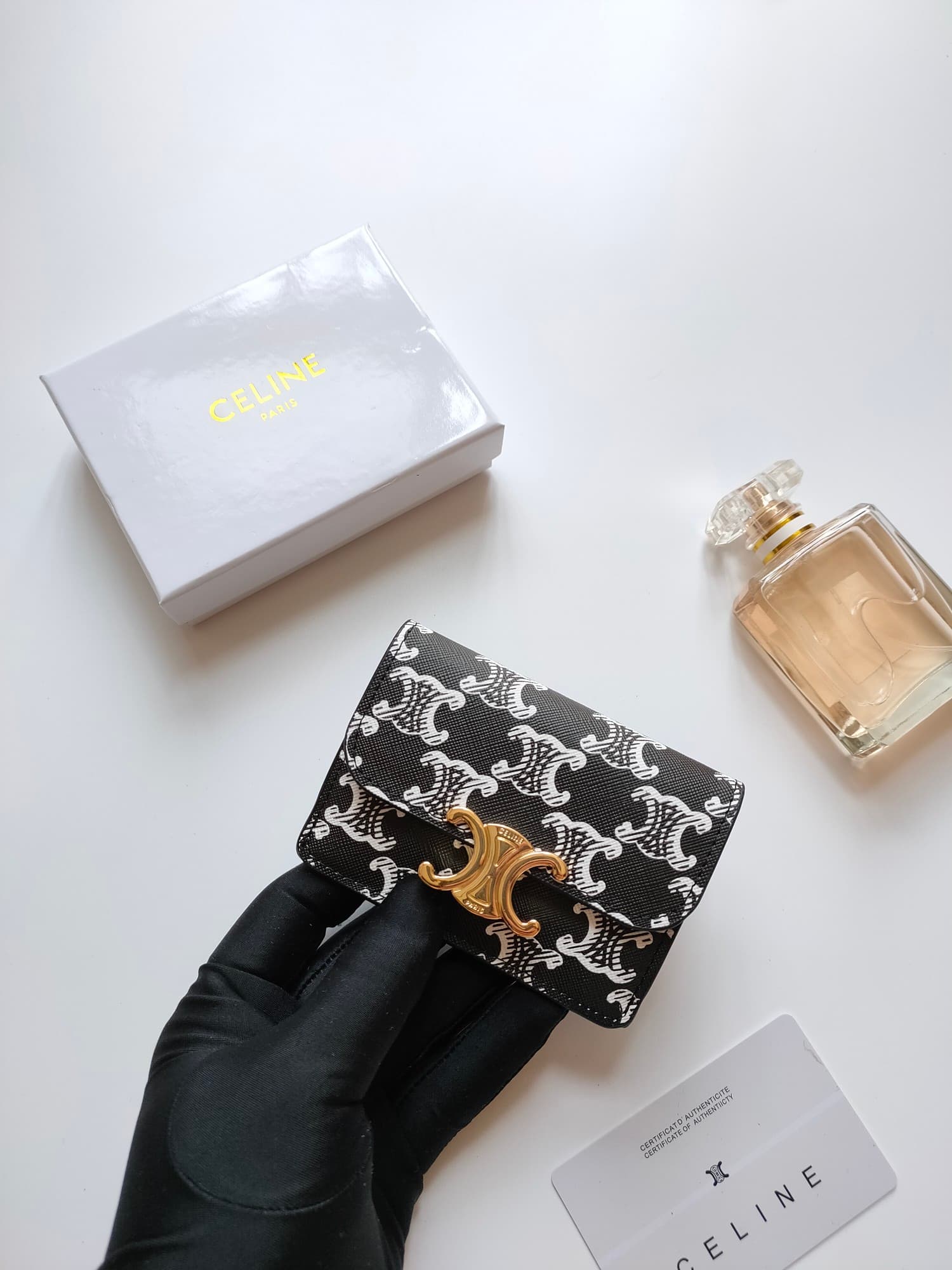 Celine Gold Wallet 101582