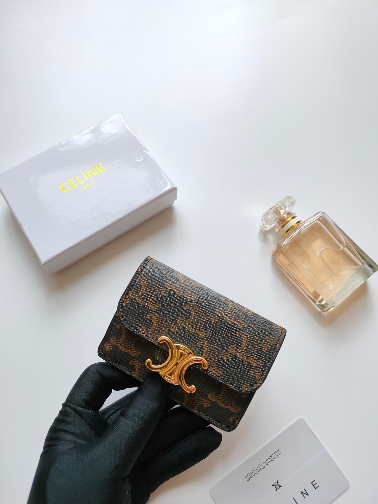 Celine Gold Wallet 101582