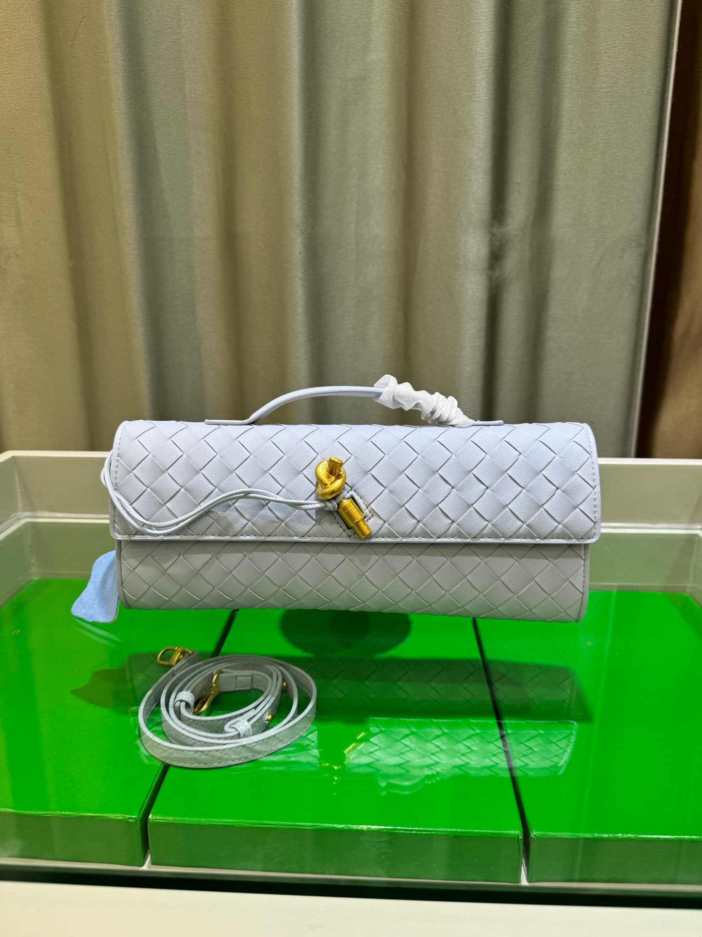 Bottega Veneta Gold Pouch 9906