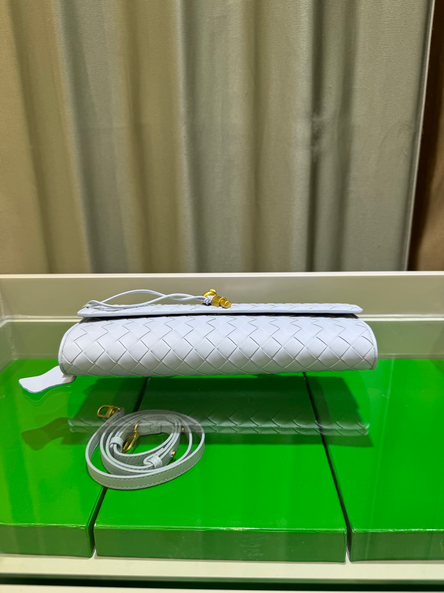 Bottega Veneta Gold Pouch 9906