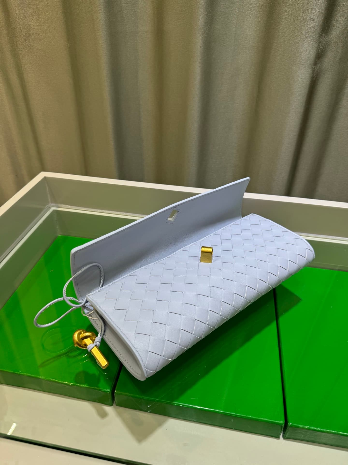 Bottega Veneta Gold Pouch 9906