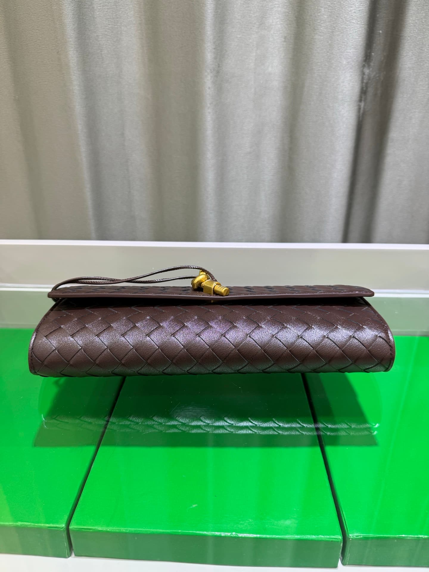Bottega Veneta Gold Pouch 9906