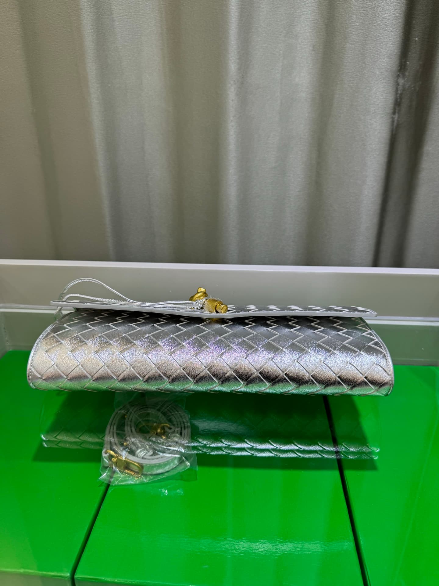 Bottega Veneta Gold Pouch 9906