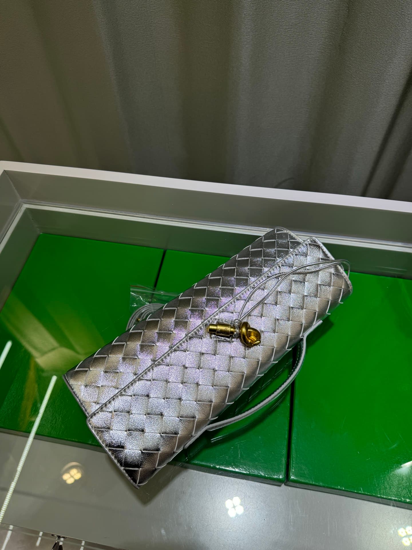 Bottega Veneta Gold Pouch 9906