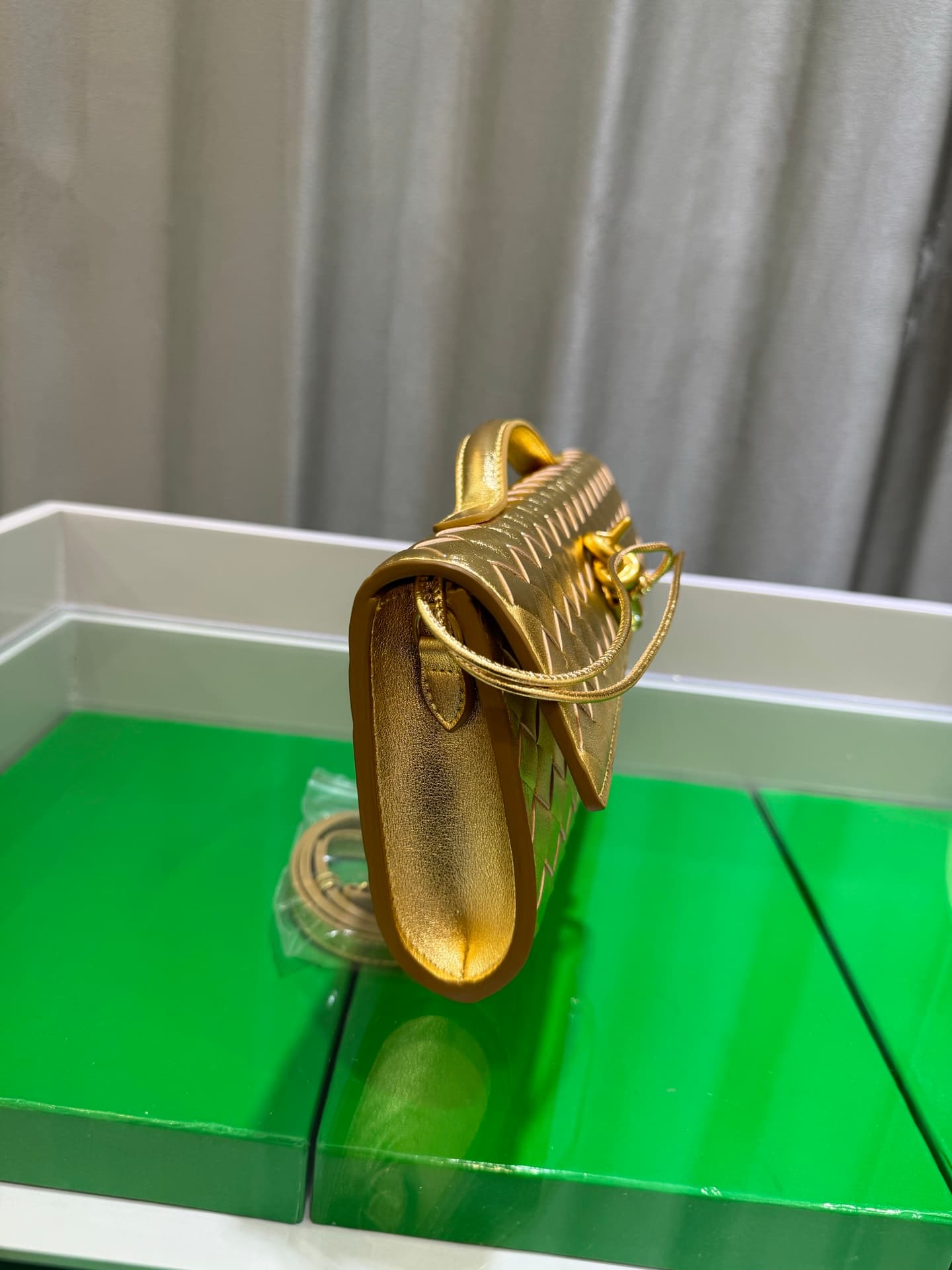 Bottega Veneta Gold Pouch 9906