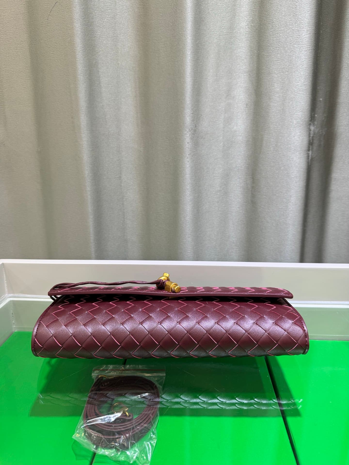 Bottega Veneta Gold Pouch 9906