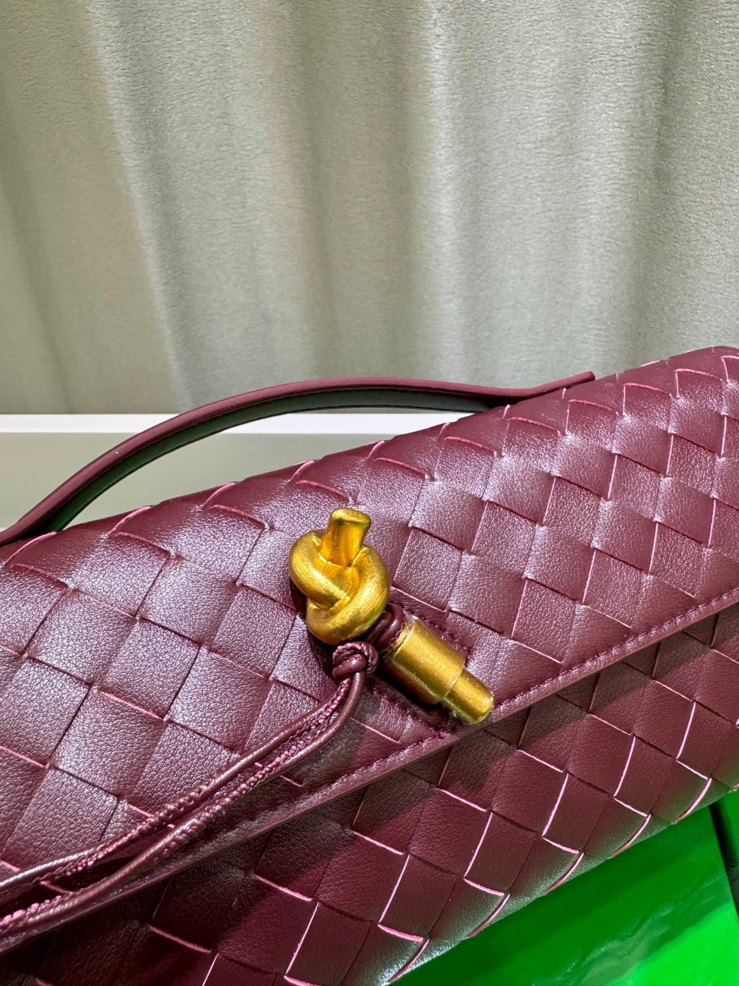 Bottega Veneta Gold Pouch 9906