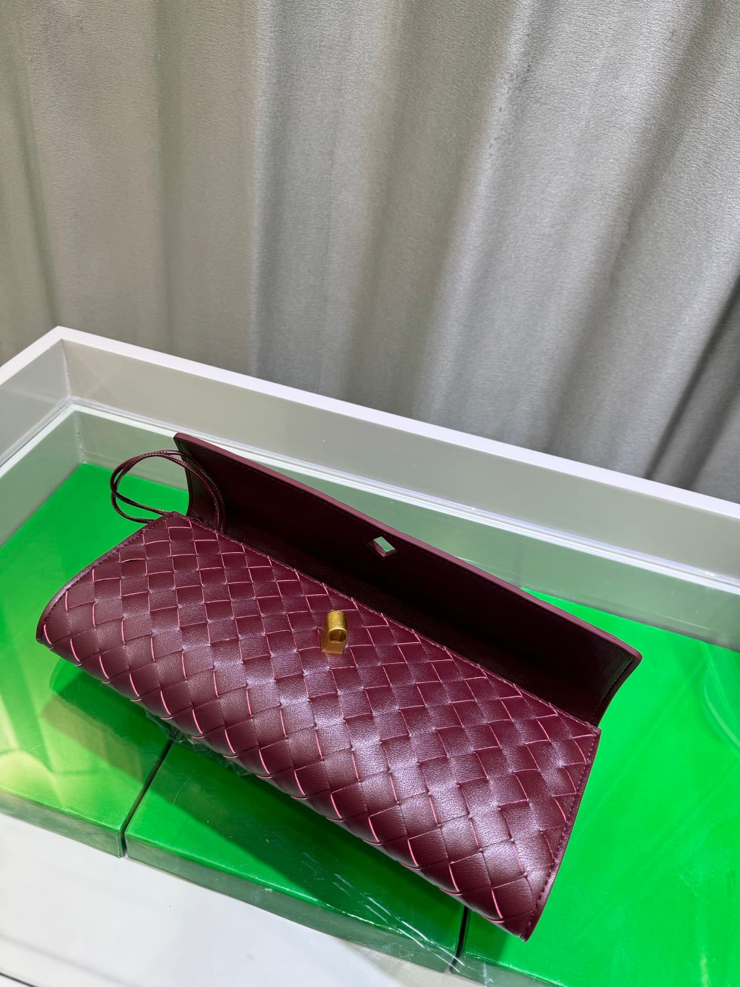 Bottega Veneta Gold Pouch 9906