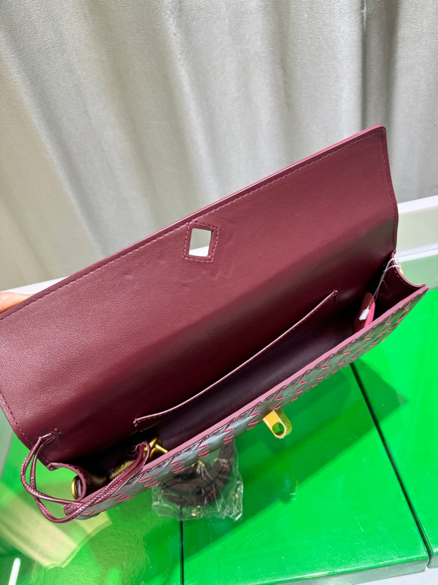 Bottega Veneta Gold Pouch 9906