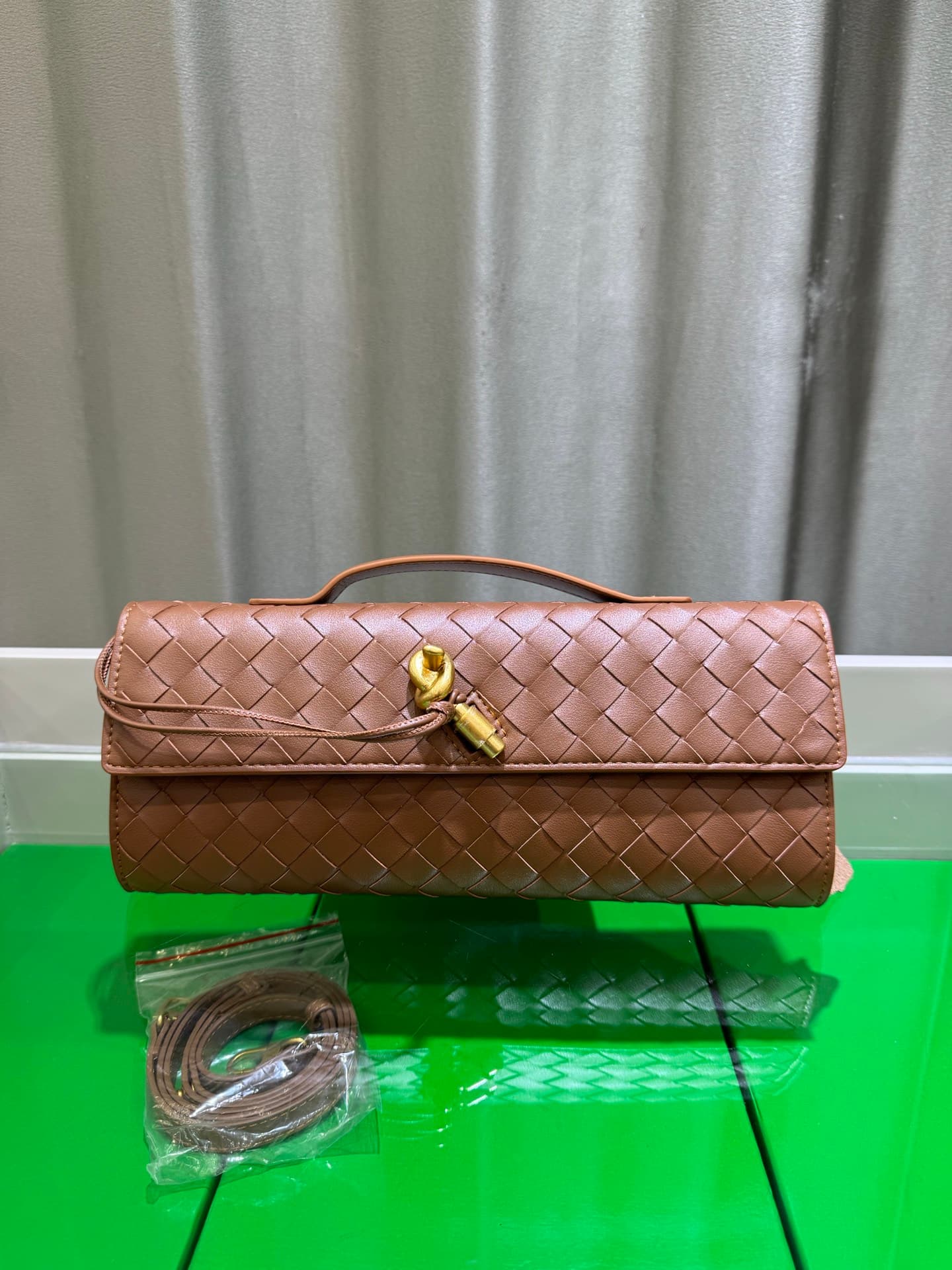 Bottega Veneta Gold Pouch 9906