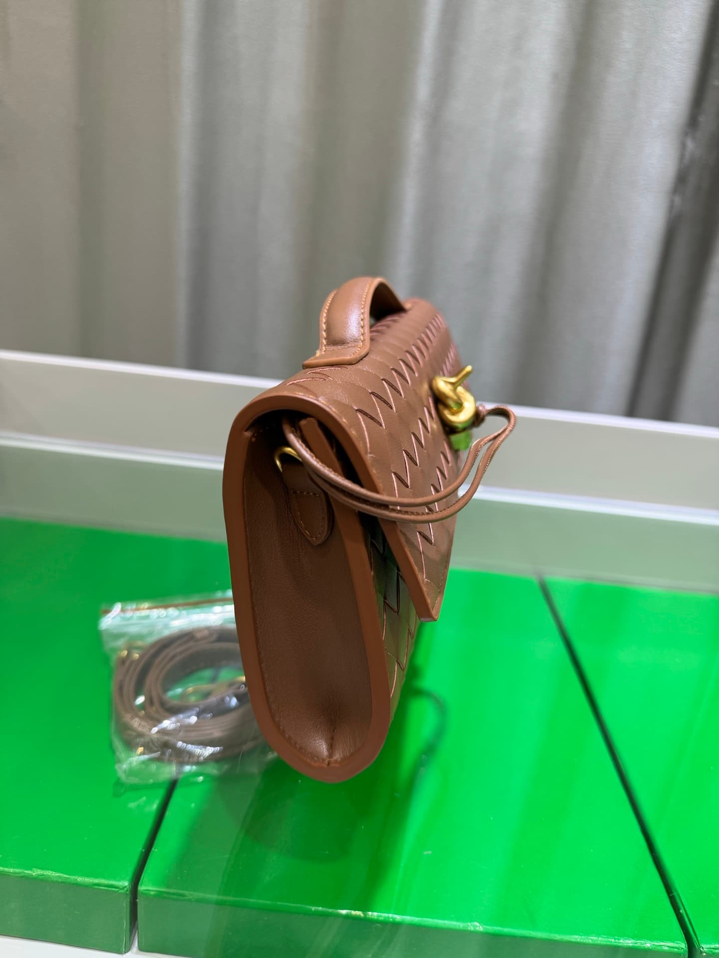 Bottega Veneta Gold Pouch 9906