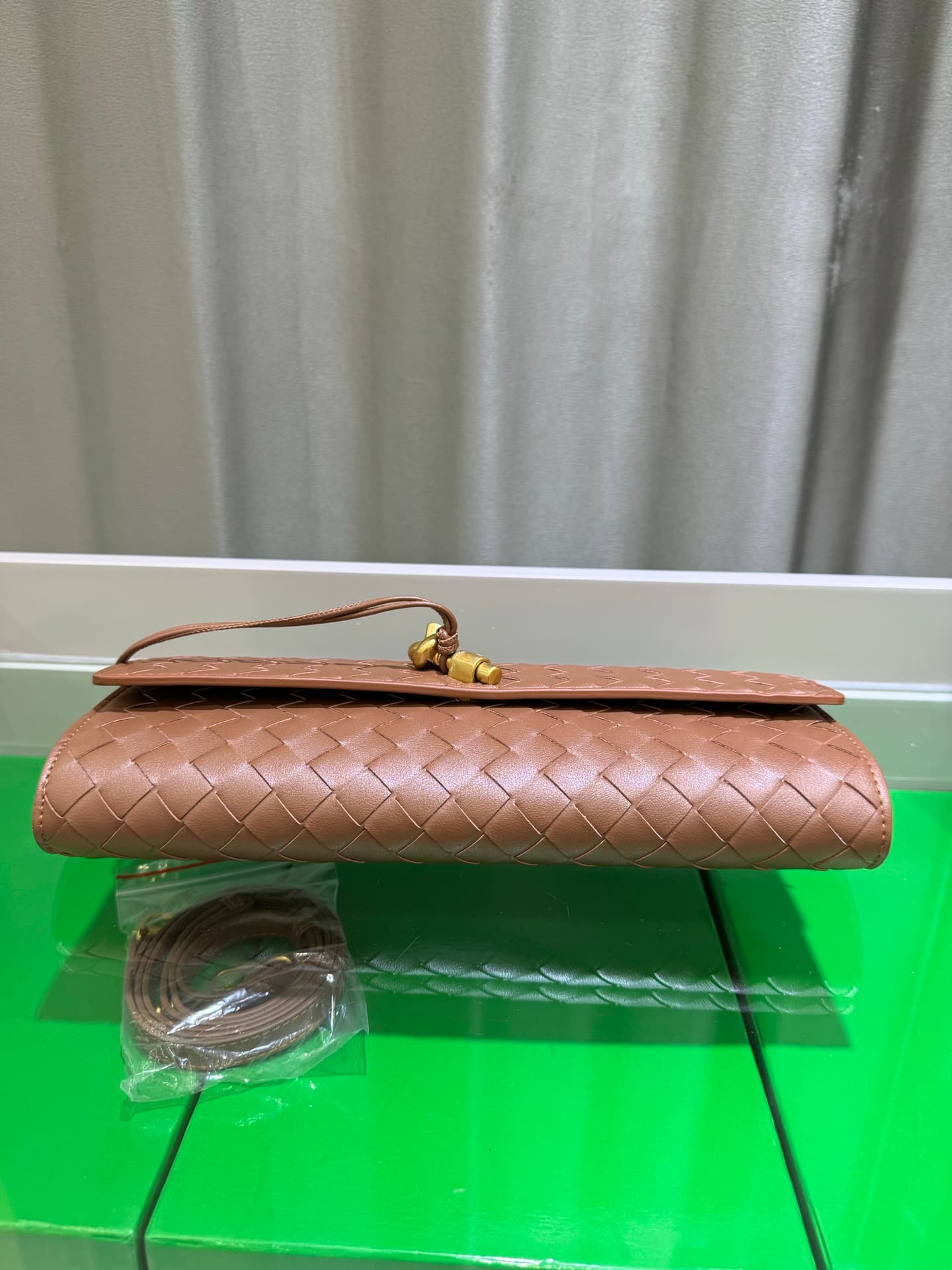 Bottega Veneta Gold Pouch 9906