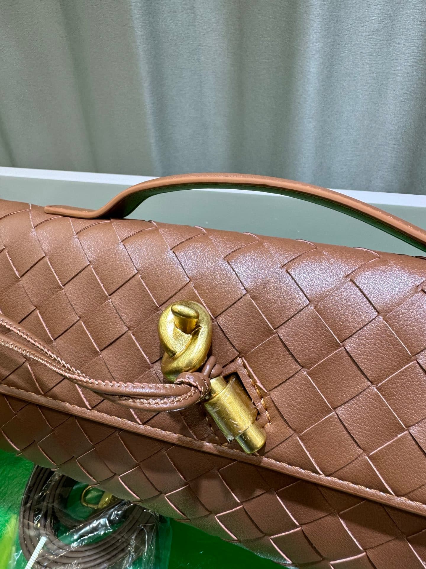 Bottega Veneta Gold Pouch 9906