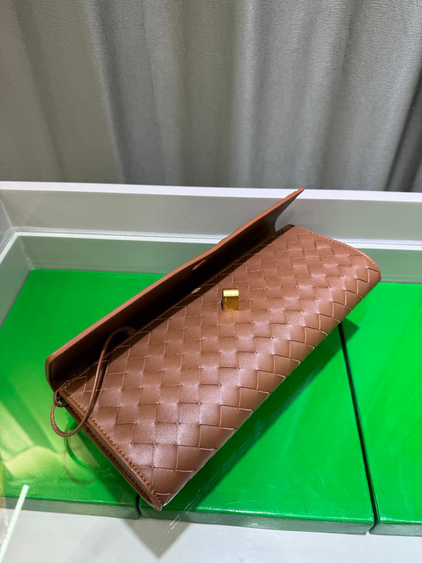 Bottega Veneta Gold Pouch 9906