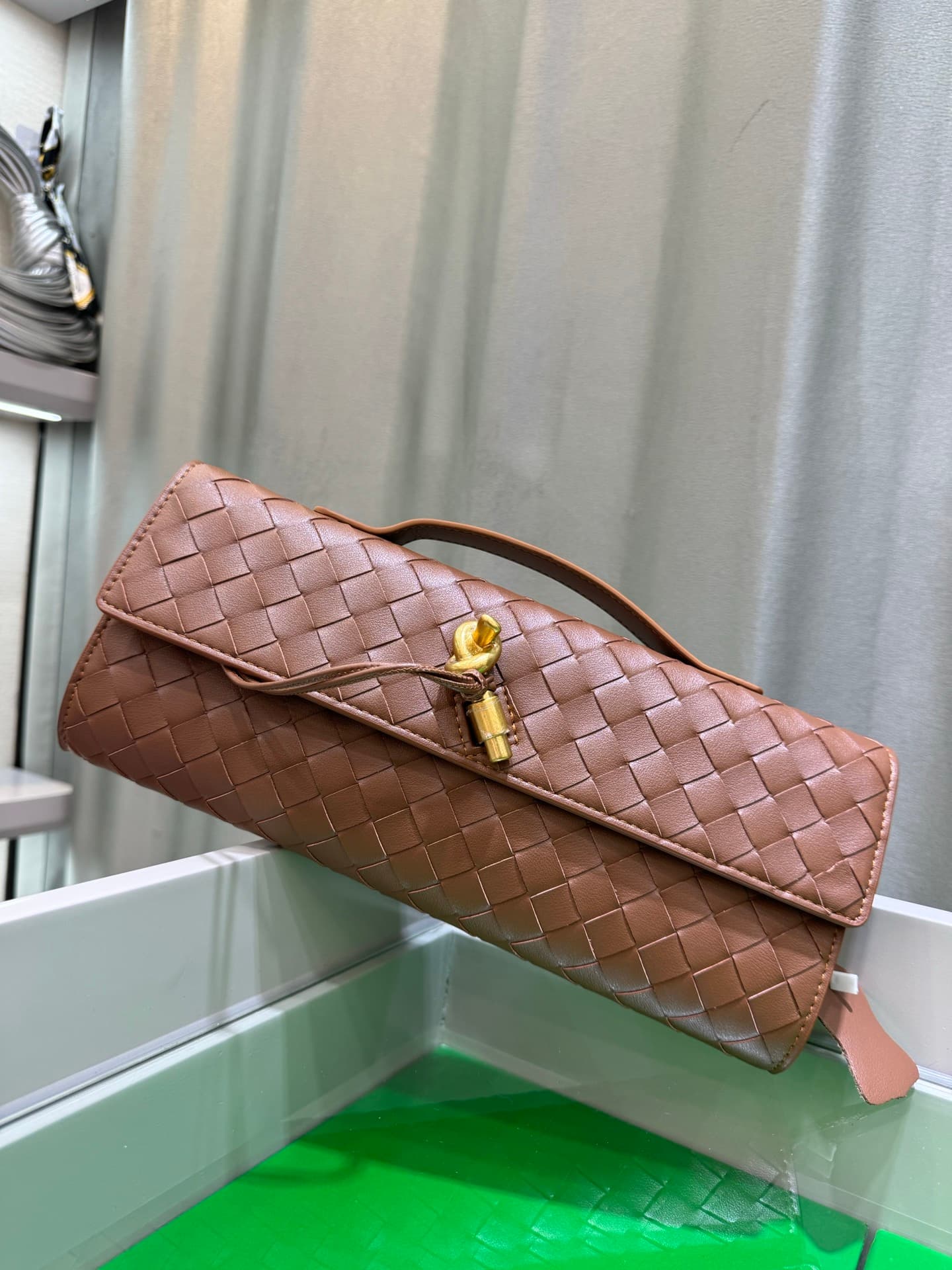 Bottega Veneta Gold Pouch 9906