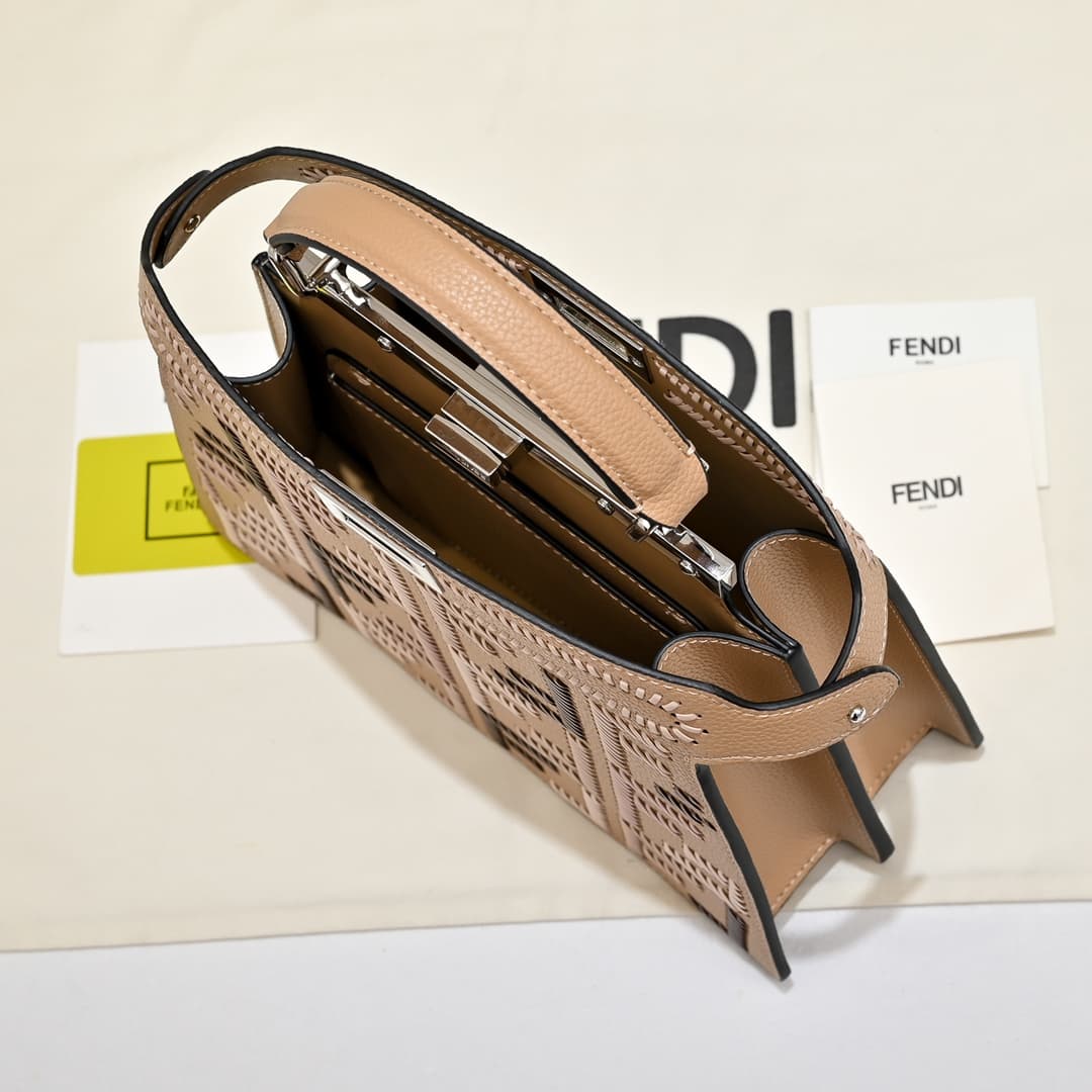 Fendi Gold Medium Crossbody Bag 33203