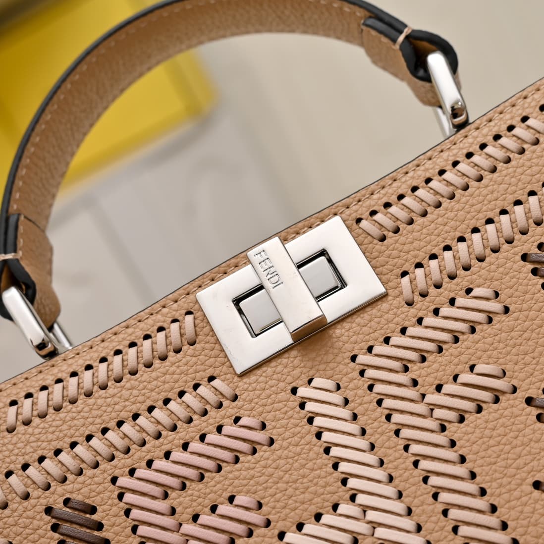 Fendi Gold Medium Crossbody Bag 33203