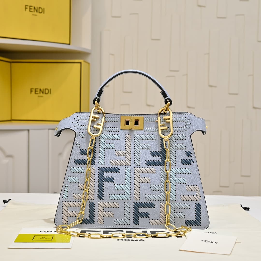 Fendi Gold Medium Crossbody Bag 33203