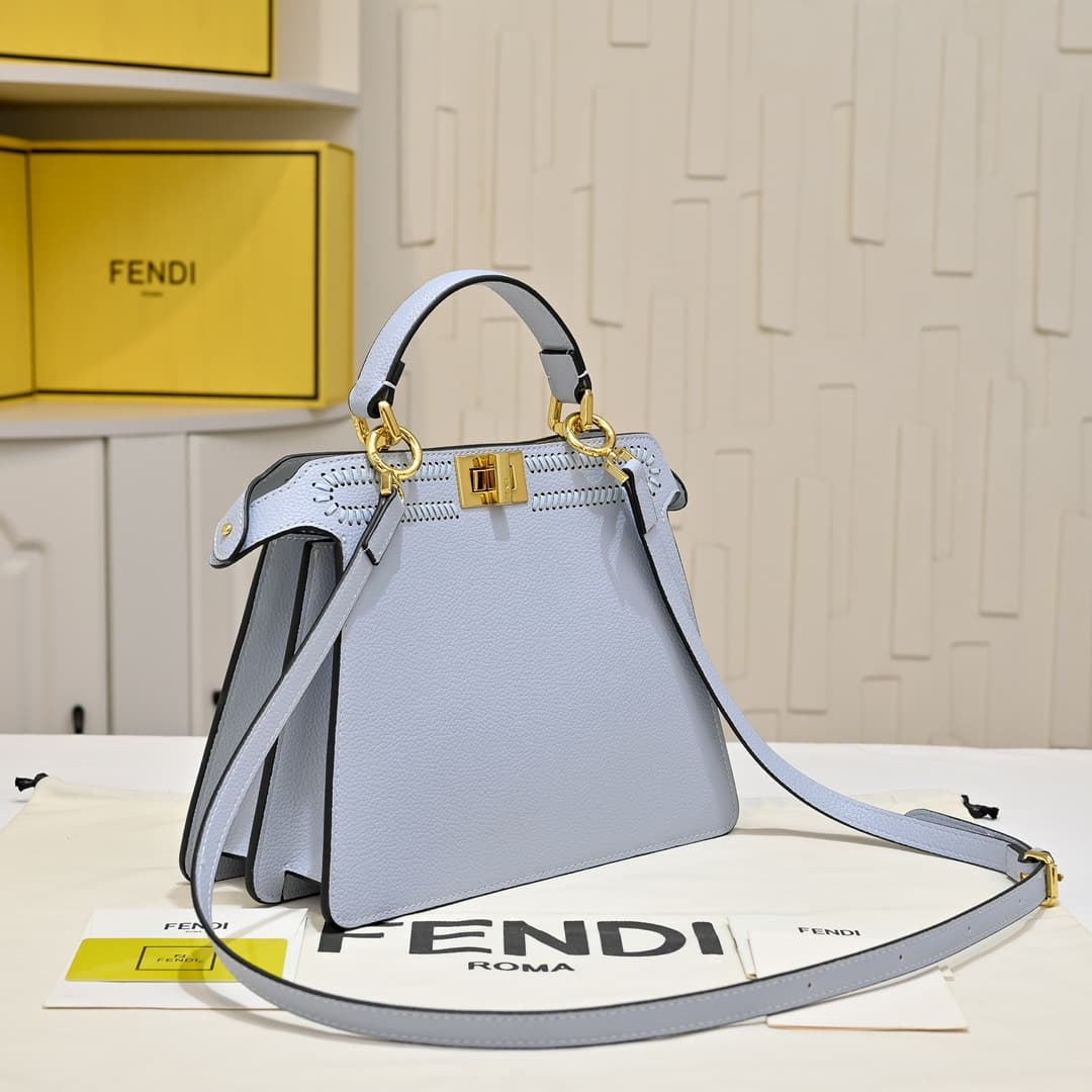 Fendi Gold Medium Crossbody Bag 33203