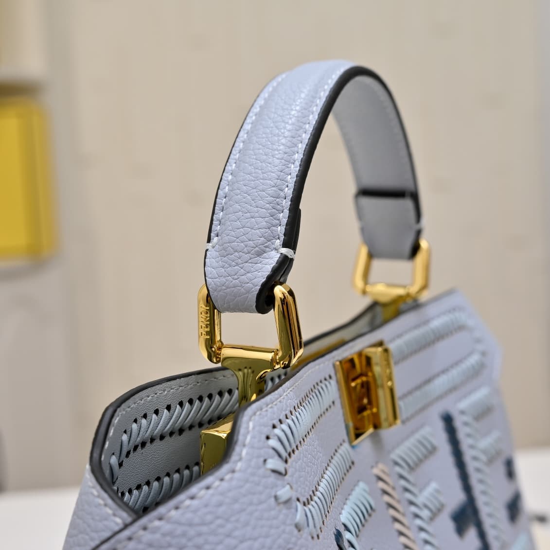 Fendi Gold Medium Crossbody Bag 33203