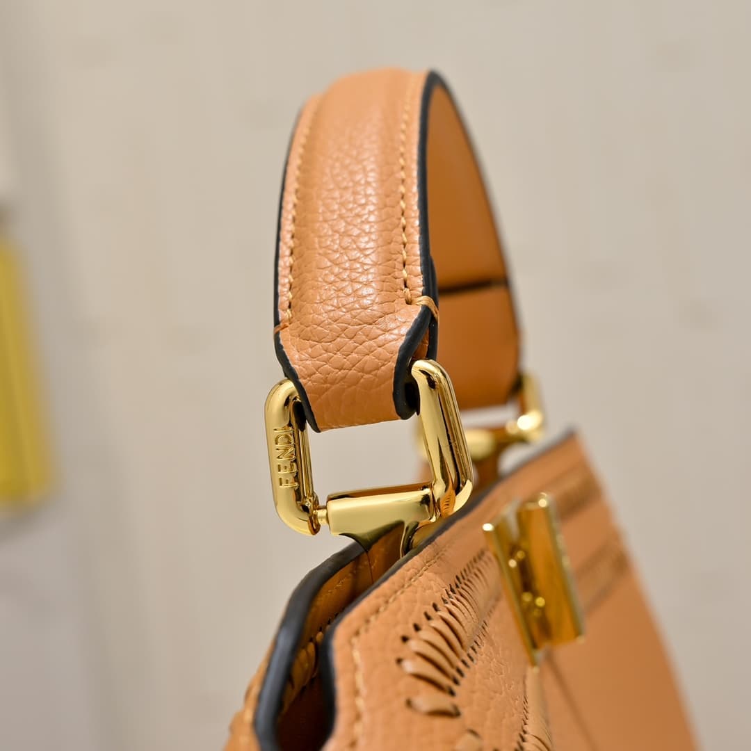 Fendi Gold Medium Crossbody Bag 33203