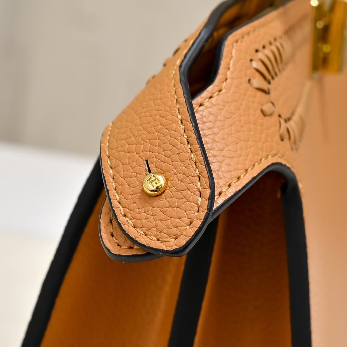 Fendi Gold Medium Crossbody Bag 33203