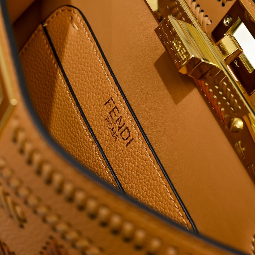 Fendi Gold Medium Crossbody Bag 33203