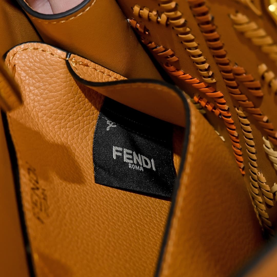 Fendi Gold Medium Crossbody Bag 33203
