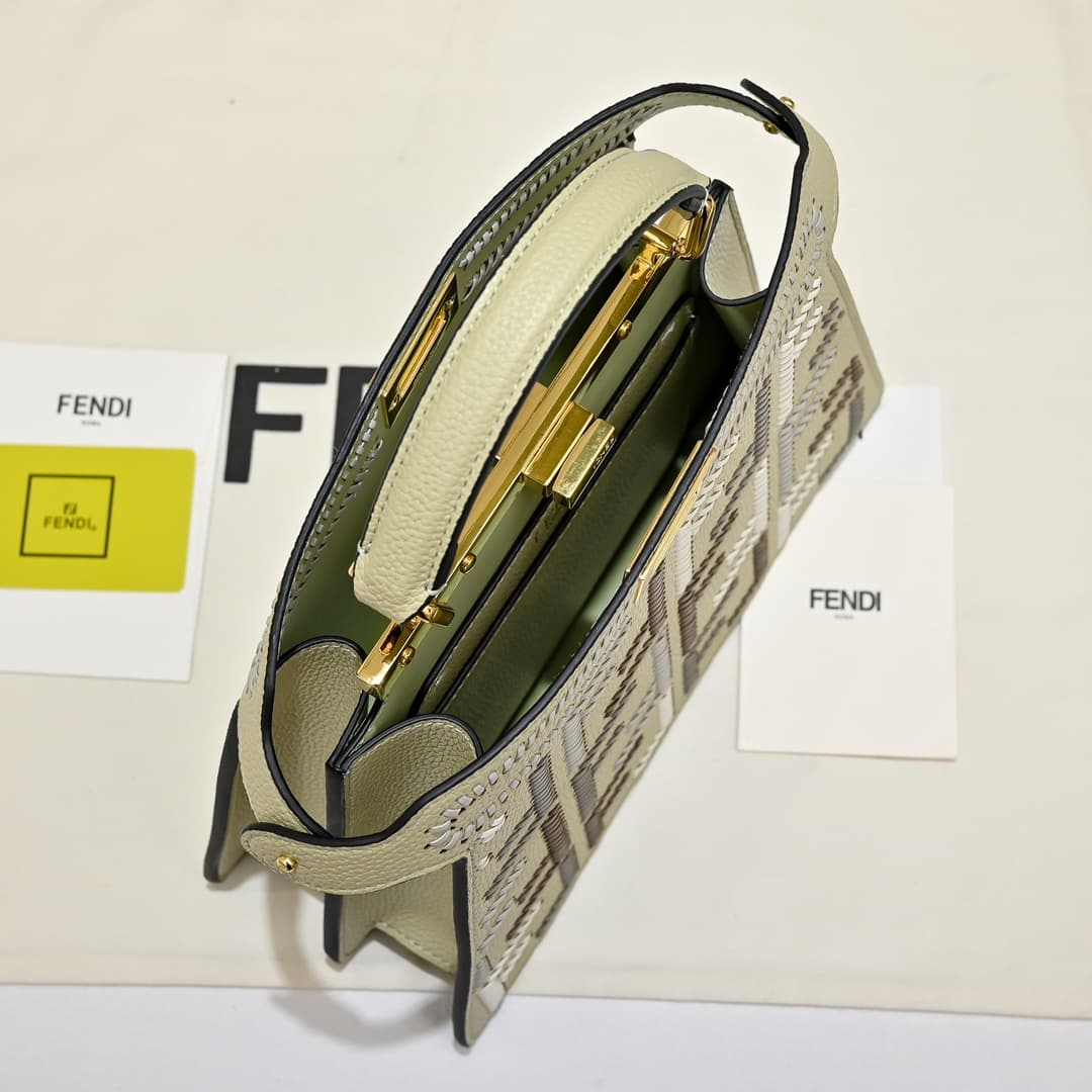 Fendi Gold Medium Crossbody Bag 33203