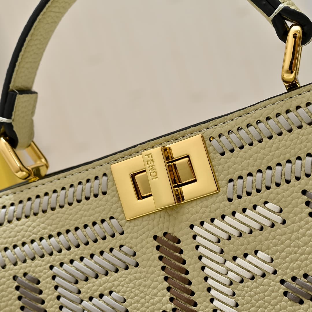 Fendi Gold Medium Crossbody Bag 33203