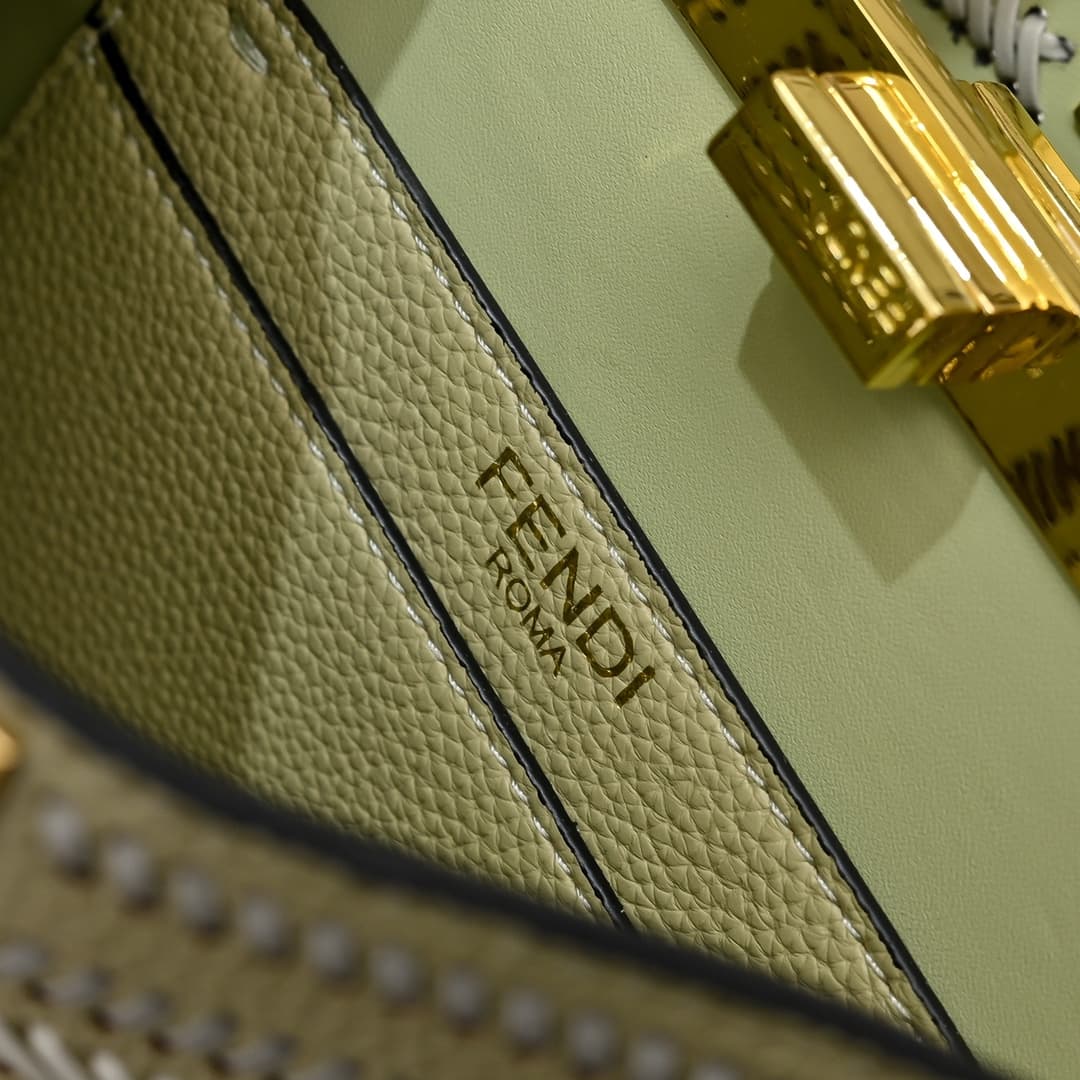 Fendi Gold Medium Crossbody Bag 33203