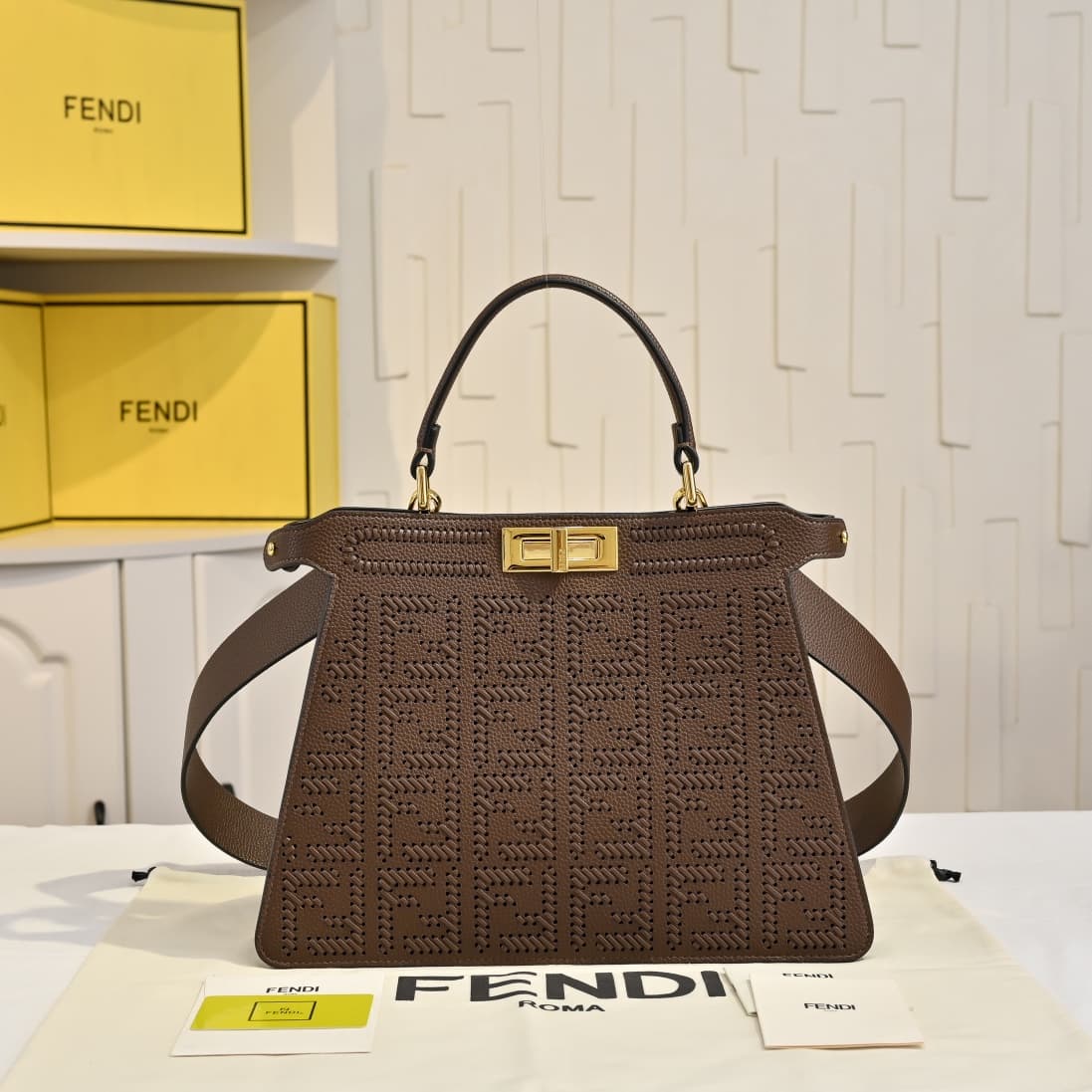 Fendi Gold Bag 33206