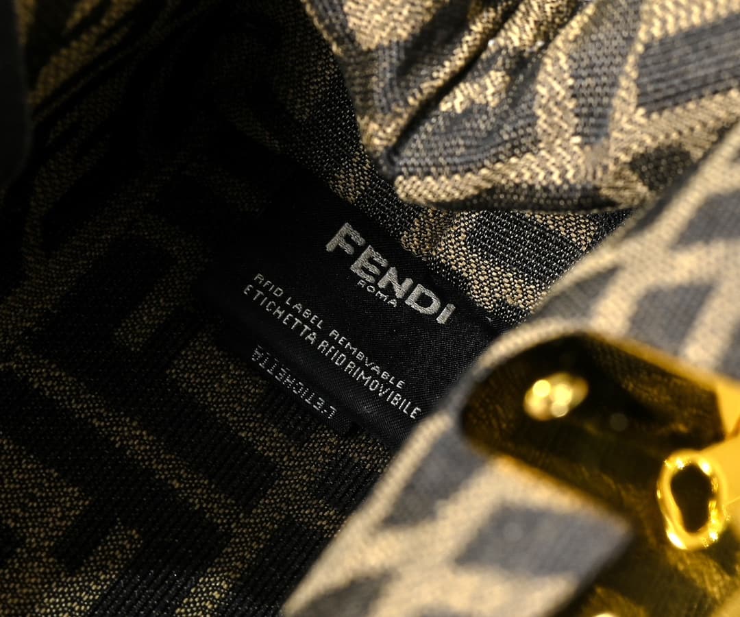 Fendi Gold Large Crossbody Bag 80016