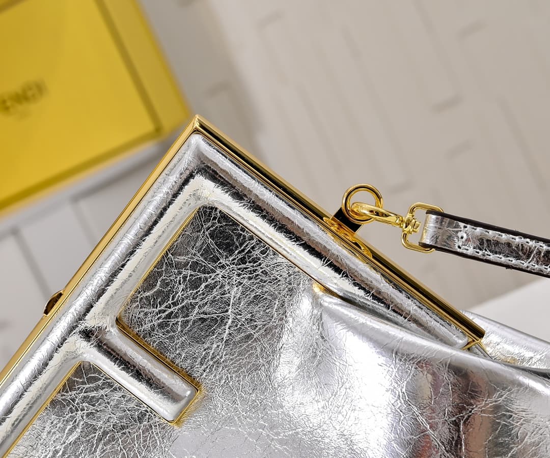 Fendi Gold Large Crossbody Bag 80016