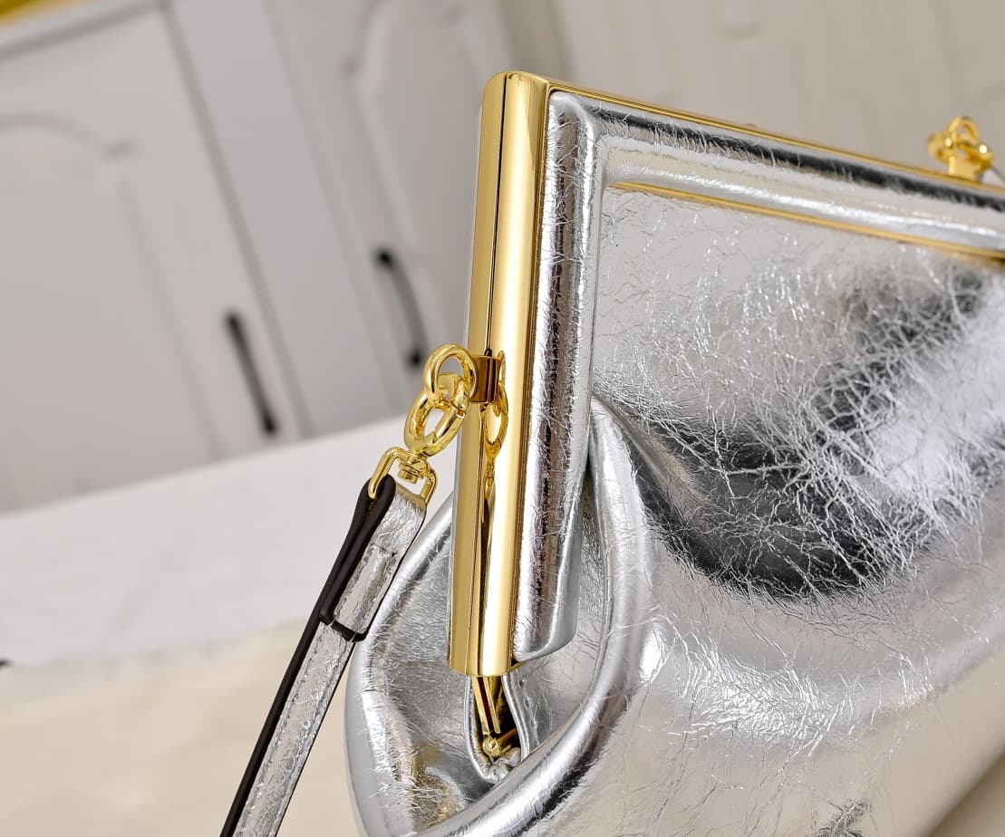 Fendi Gold Large Crossbody Bag 80016