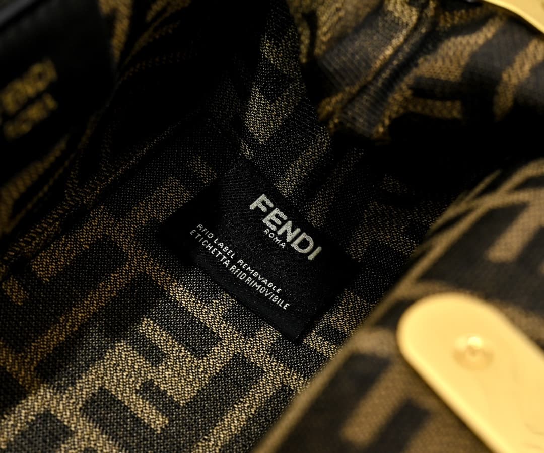 Fendi Gold Large Crossbody Bag 80016