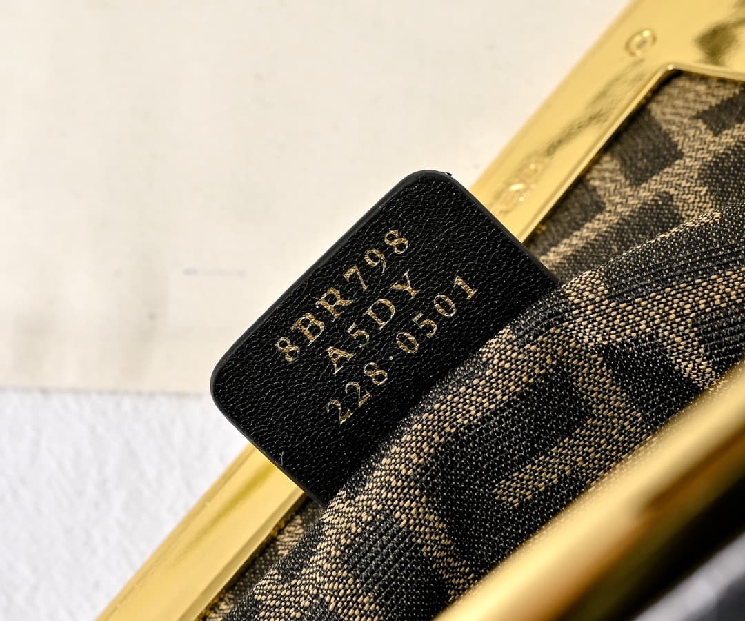 Fendi Gold Large Crossbody Bag 80016