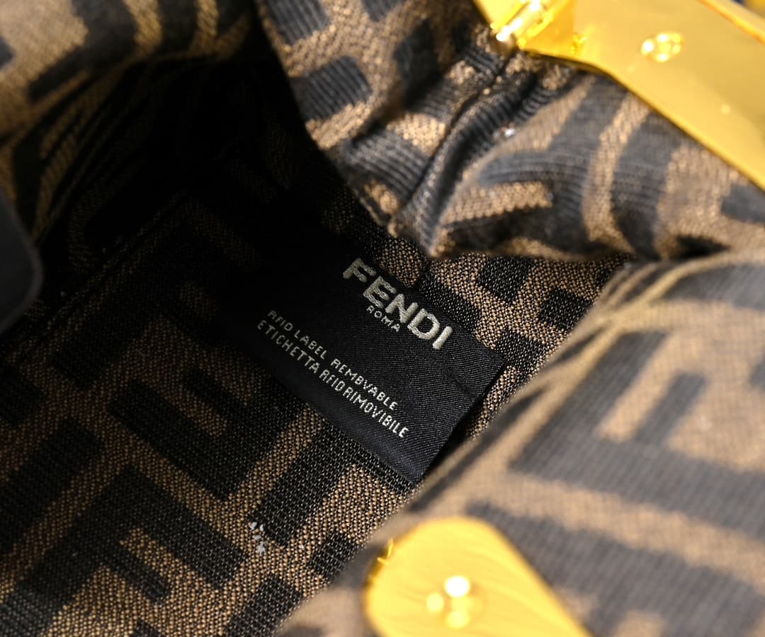 Fendi Gold Large Crossbody Bag 80016